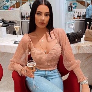 Keeping It Cute Top- Nude